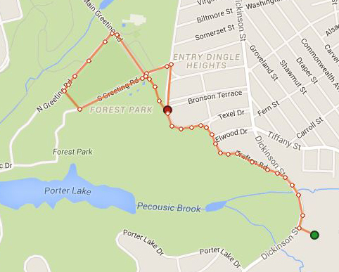 ROH-2 mile route map