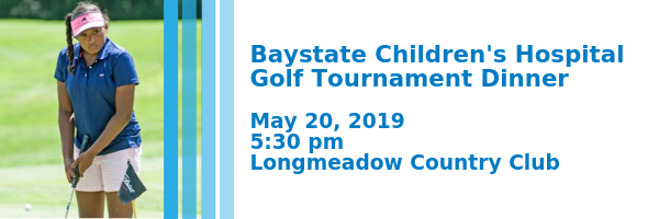 Baystate Children's Hospital Golf Tournament Dinner Banner