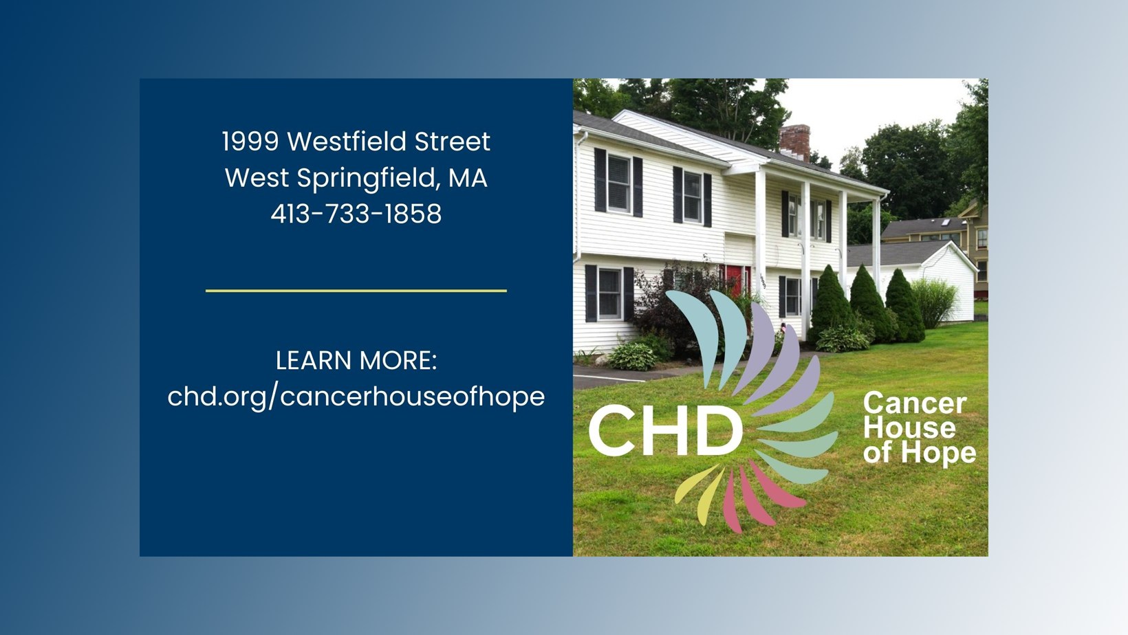 CHD Cancer House of Hope Info Image