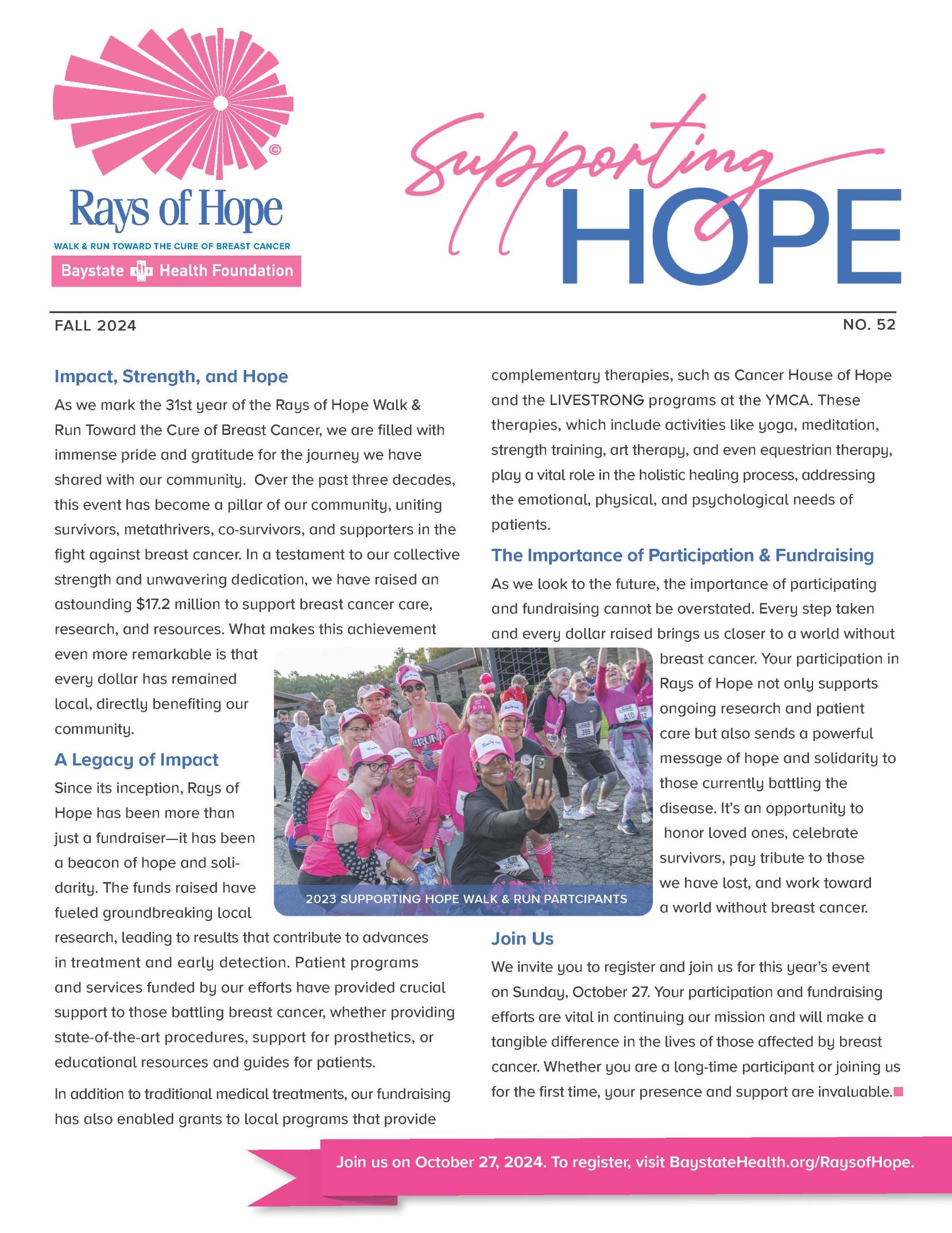Supporting Hope Fall 2024 Cover