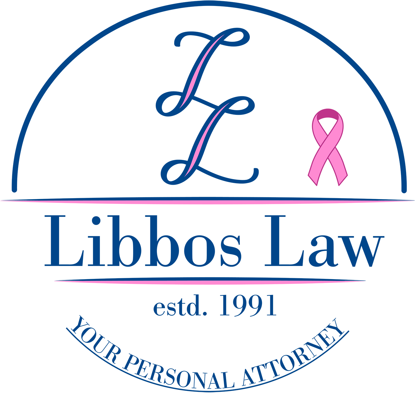 Libbos Law Pink Logo