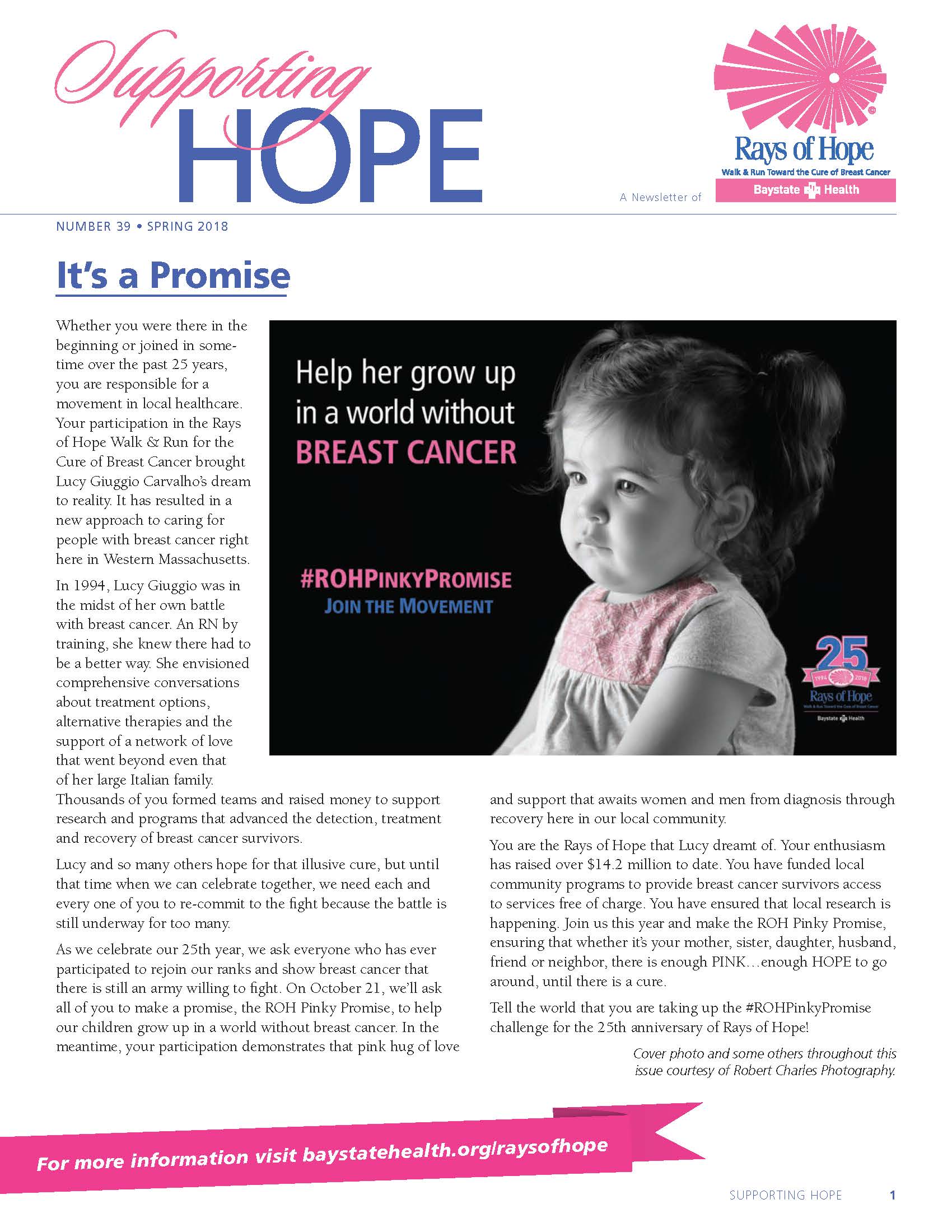 Supporting Hope Spring 2018 Front Cover